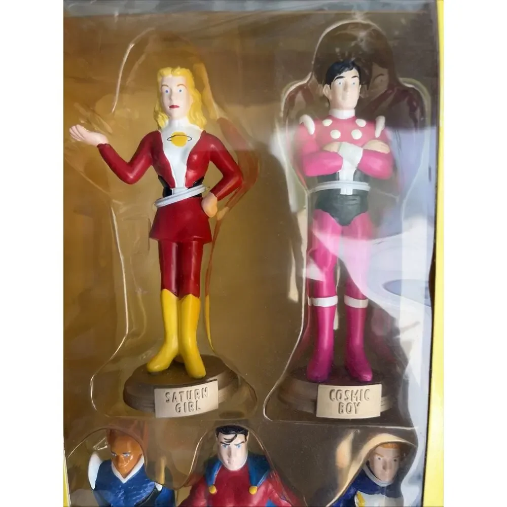 DC Direct 1999 Legion of Super Heroes ClubHouse Roll Call PVC Set 7-Figures New